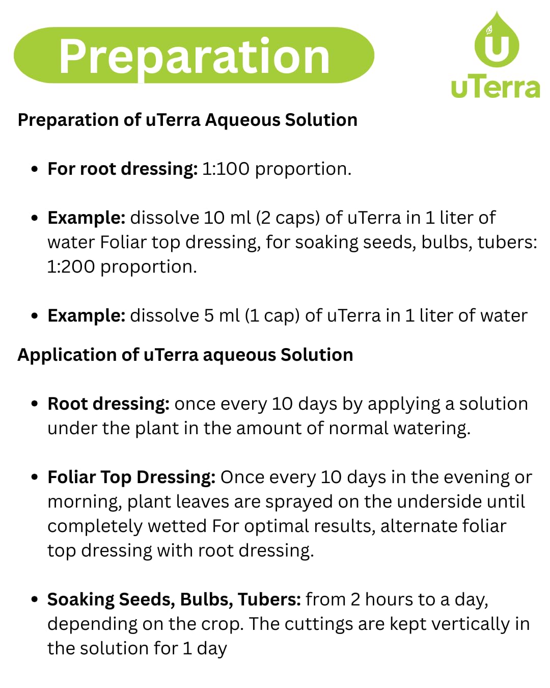 uTerra Organic Liquid Fertilizer 1L – Soil & Plant Health Booster